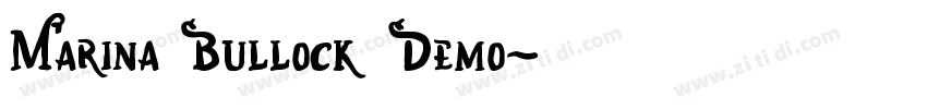 Marina Bullock Demo字体转换